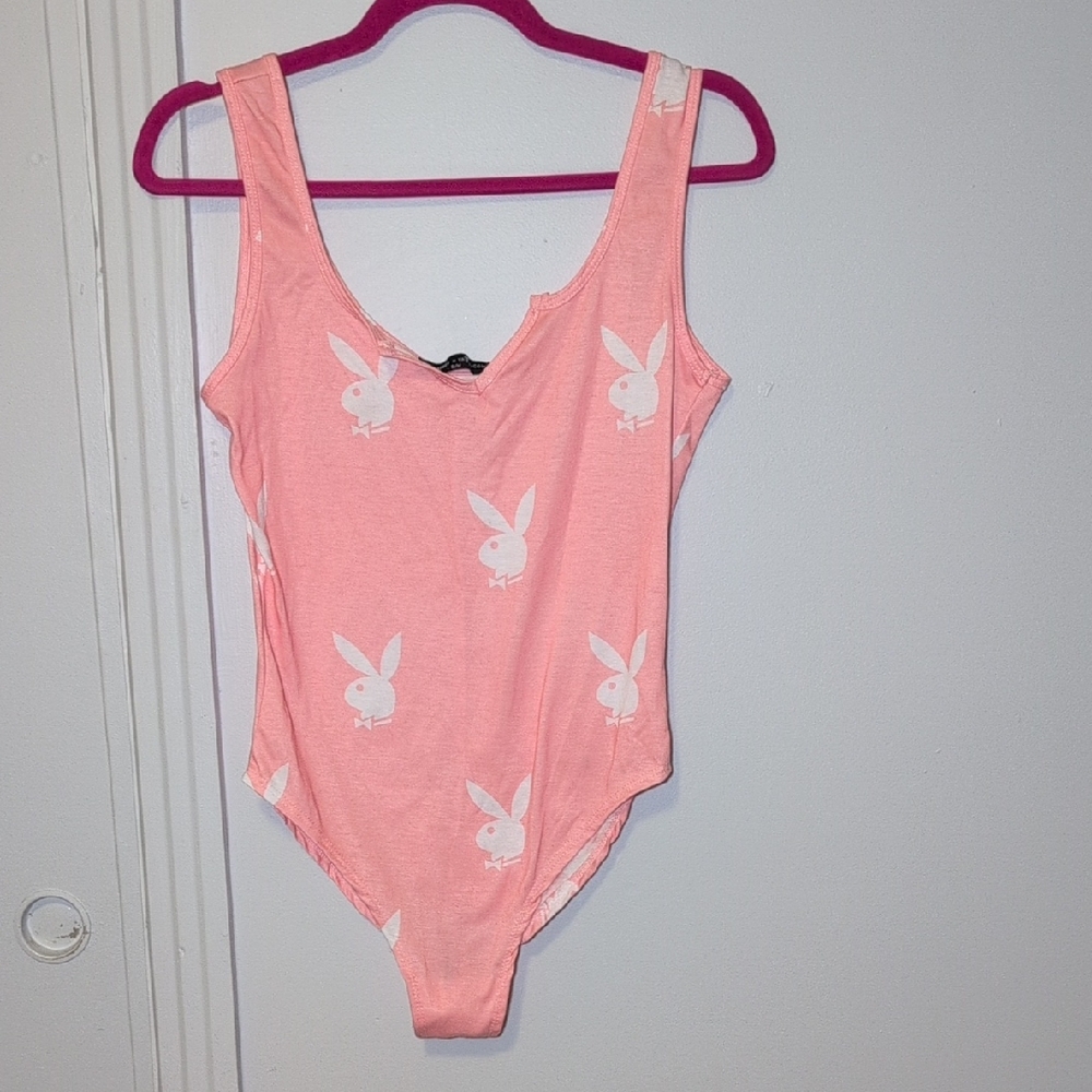 ⚡3/40$⚡ PLAYBOY Pink Bodysuit.